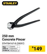 Stanley 250mm Concrete Pincer