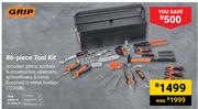 Grip 86 Piece Tool Kit
