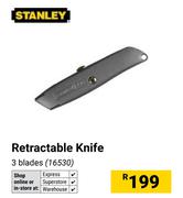 Stanley Retractable Knife 