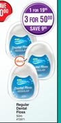 Dental Floss Regular-For 3 x 50m