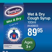 Benylin Wet & Dry Cough Syrup-100ml