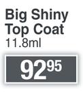 Sally Hansen Big Shiny Top Coat-11.8ml