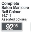 Sally Hansen Complete Salon Manicure Nail Colour (Assorted Colours)-14.7ml