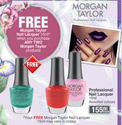 Morgan Taylor Professional Nail Lacquer (Assorted Colours)-15ml Each
