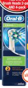 Oral B Cross Action Brush Heads-2 Per Pack