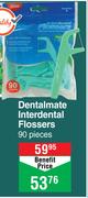 Dentalmate Interdental Flossers-90 Pieces