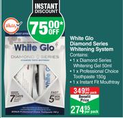 White Glo Diamond Series Whitening System-Per Pack