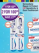 Sensodyne Repair & Protect Or Sensitivity & Gum Toothbrush-For 2