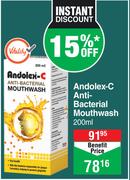 Andolex-C Anti-Bacterial Mouthwash-200ml