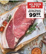 28-Day Matured Beef Rump Steak-Per Kg