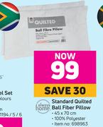 Always Home Standard Quilted Ball Fibre Pillow