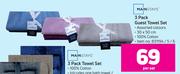 Mainstays 3 Pack Guest Towel Set-Per Set