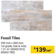 Johnson Tiles Fossil Tiles-250mm x 500mm Per Sqm