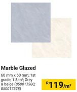 Marble Glazed-60mm x 60mm Per Sqm