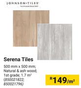 Johnson Tiles Serena Tiles-500mm x 500mm Per Sqm