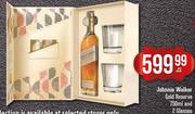 Johnnie Walker Gold Reserve-750ml And 2 Glasses Per Pack