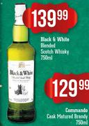 Black & White Blended Scotch Whisky-750ml