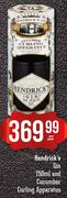 Hendricks Gin-750ml And Cucunber Curling Apparatus