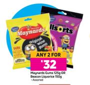 Maynards Gums 125g Or Beacon Liquorice 150g-For Any 2
