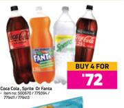Coca Cola, Sprite Or Fanta-For 4