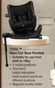 Todl Next Car Seat Riveted-Each