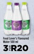 Food Lover's Flavoured Water-For 3 x 500ml