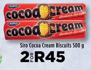 Siro Cocoa Cream Biscuits-For 2 x 500g