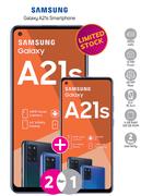 2 x Samsung Galaxy A21s Smartphone-On uChoose Flexi 125 + On Promo 65