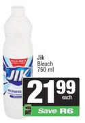 Jik Bleach-750ml Each