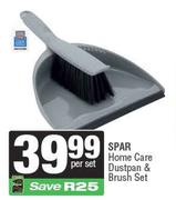 Spar Home Care Dustpan & Brush Set-Per Set