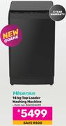 Hisense 14Kg Top Loader Washing Machine