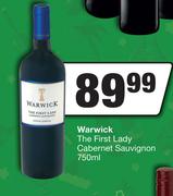 Warwick The First Lady Cabernet Sauvignon-750ml