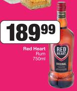 Red Heart Rum-750ml 