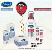 Cetaphil Optimal Hydration & Pro Redness Prone Skin Products-Each
