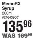 MemoRX Syrup-200ml