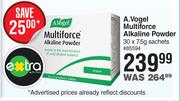 A.Vogal Multiforce Alkaline Powder-30 x 7.5g Sachets