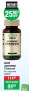 Gold Activated Charcoal-60 Capsules