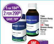 Tibb Stress Away 60 Tablets Or Tibb Stress Away Syrup 100ml-For 1