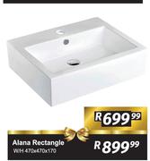 Alana Rectangle W/H-470 x 470 x 170