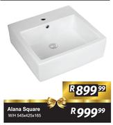 Alana Square W/H-545 x 425 x 165