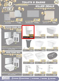 K Carrim Builders Mecca : 60 Birthday Sale (27 September - 07 October 2024), page 14