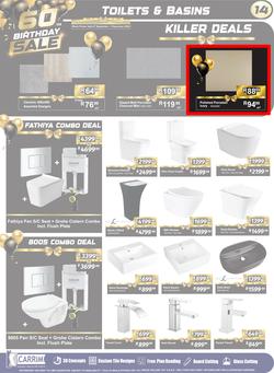 K Carrim Builders Mecca : 60 Birthday Sale (27 September - 07 October 2024), page 14