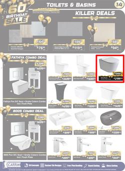 K Carrim Builders Mecca : 60 Birthday Sale (27 September - 07 October 2024), page 14