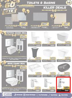 K Carrim Builders Mecca : 60 Birthday Sale (27 September - 07 October 2024), page 14