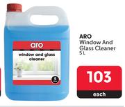 Aro Window & Glass Cleaner-5L Each