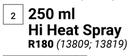 Spray Mate Hi Heat Spray-250ml