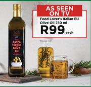 Food Lover's Italian EU Olive Oil-750ml Each