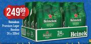 Heineken Premium Lager Handies-24 x 330ml