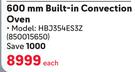Bosch 600mm Built In Convection Oven HBJ354ES3Z