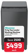 Hisense 14Kg Top Loader Washing Machine WT3K1423UB